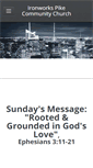 Mobile Screenshot of ironworkspikechurch.org
